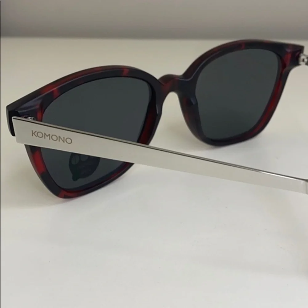 Komono New Renee Tortoise/Silver Sunglasses